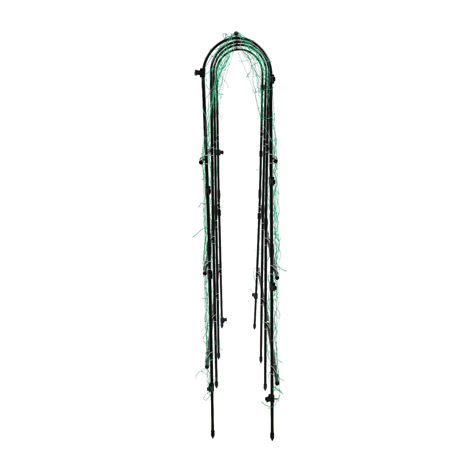 Enrejado de metal para pepinos, enrejado para verduras, 180 cm, para tomates, calabazas, plantas trepadoras