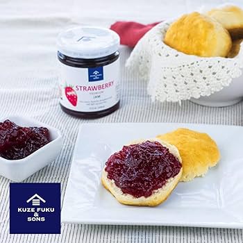 Amazon.com: [KUZE FUKU & SONS] Strawberry Jam, Fruit