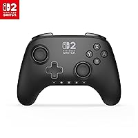 Vista 17 de PowerA Advantage Wired Controller for Nintendo Switch 2 - Black, Officially Licensed, Hall Effects, Mappable Buttons, Pro Controller, C Button, Negro