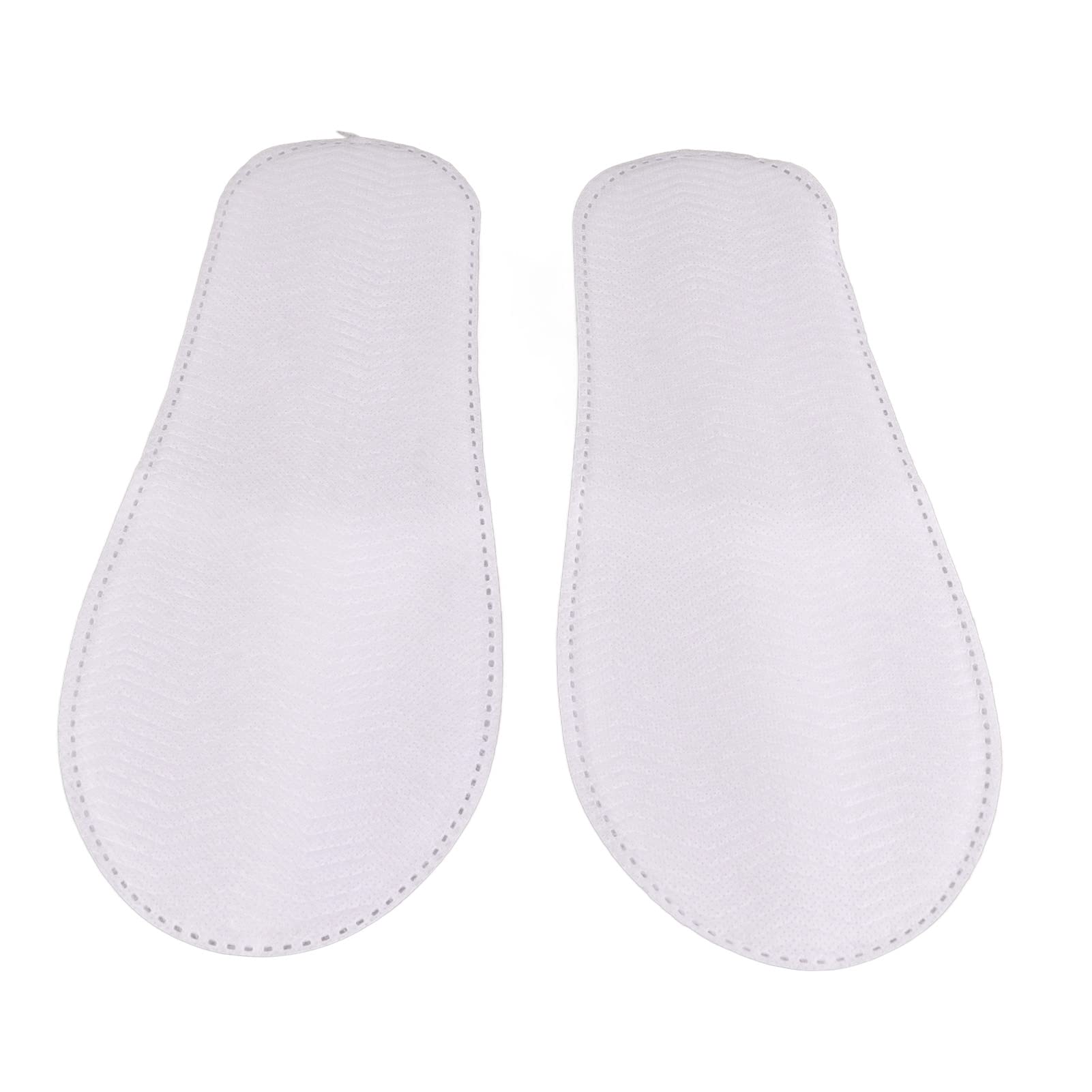 Tissting 50 Pares Zapatillas Desechables, Blancas, Portátiles, Unisex, Antideslizantes para Hotel, Spa, Viajes, Viajes de Negocios, Habitación de Invitados, Familia (Tela)