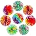 WENTS Bola de Antiestrés Bola Que Rebota Pom de Arcoiris Suave Bolas de Hilos de Inquietud Sensorial, Multicolor para eliminación de irritabilidad/descompresión/Terapia/Juguetes sensoriales