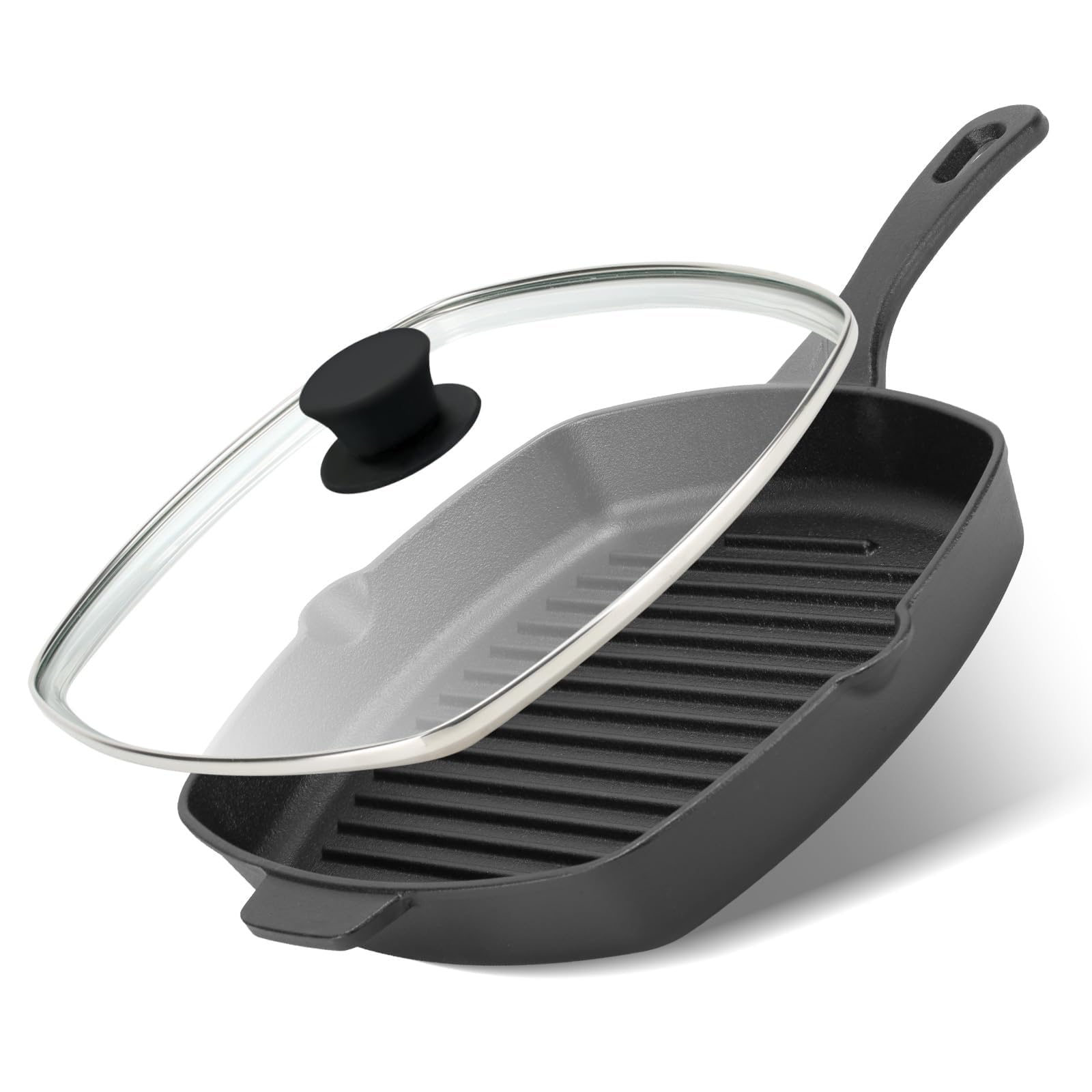 Northriver Casting 10.5 Inch Square Grill Pan