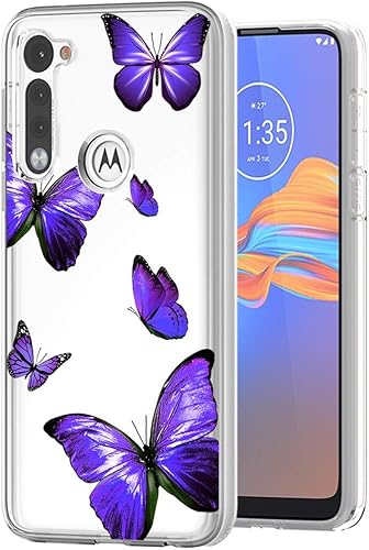 Funda para Moto G Stylus 2020, Motorola G Stylus transparente para niñas y mujeres, TPU suave a prueba de golpes, funda protectora transparente para