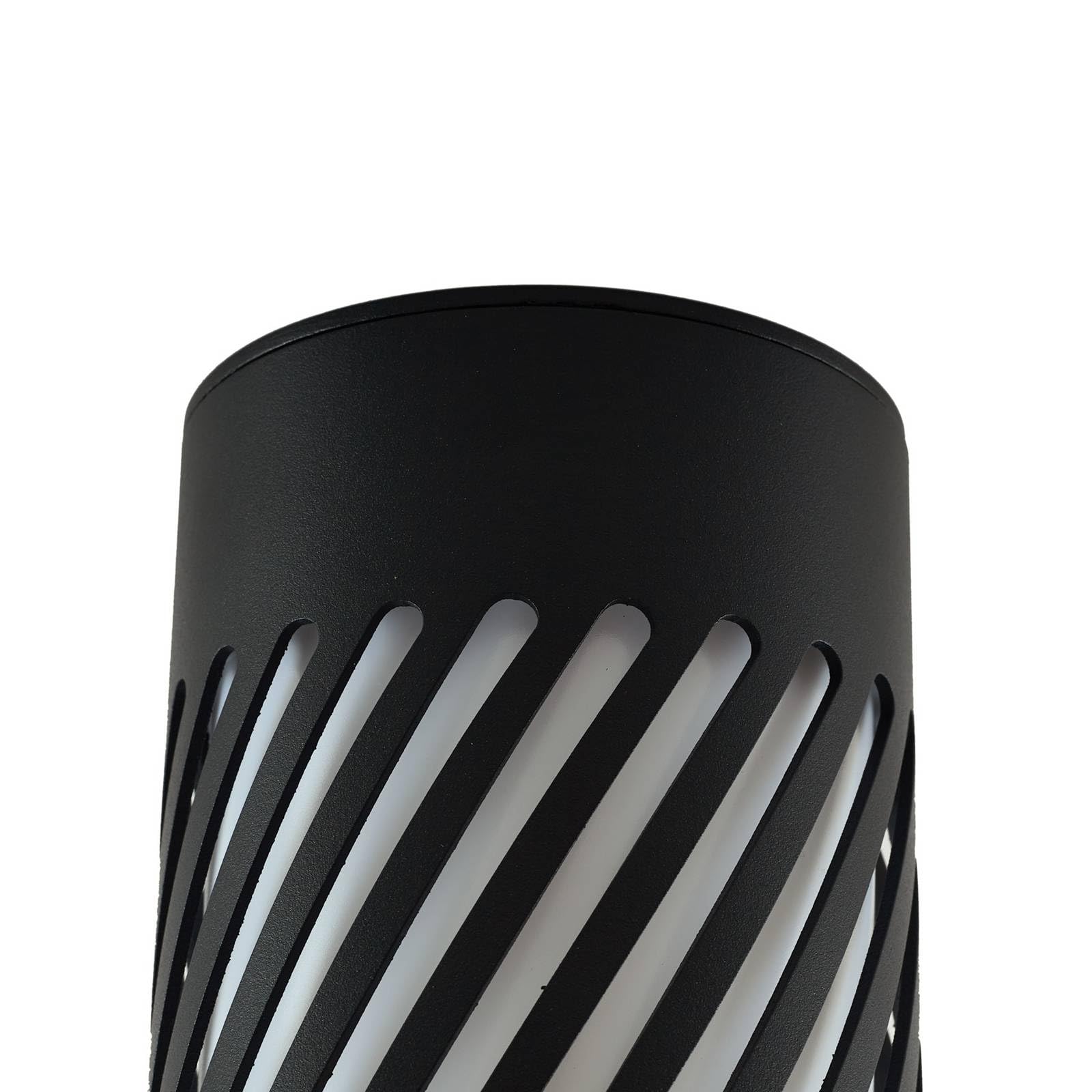 Lindby Deckenlampe Lurinda (spritzwassergeschützt (Modern) in Schwarz aus Aluminium (1 flammig, E27) - Aufbau-Deckenleuchte Deckenleuchte Lampe