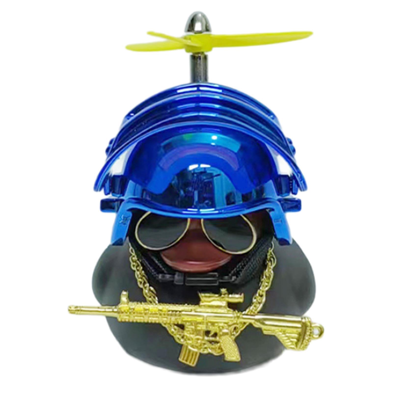 Car Ducks for Dashboard,Cool Glasses Duck with Propeller Hat - Motorcycle Handlebar Duck, Car Dashboard Decorations, Car Duck Decor for Truck, RV, Scooter