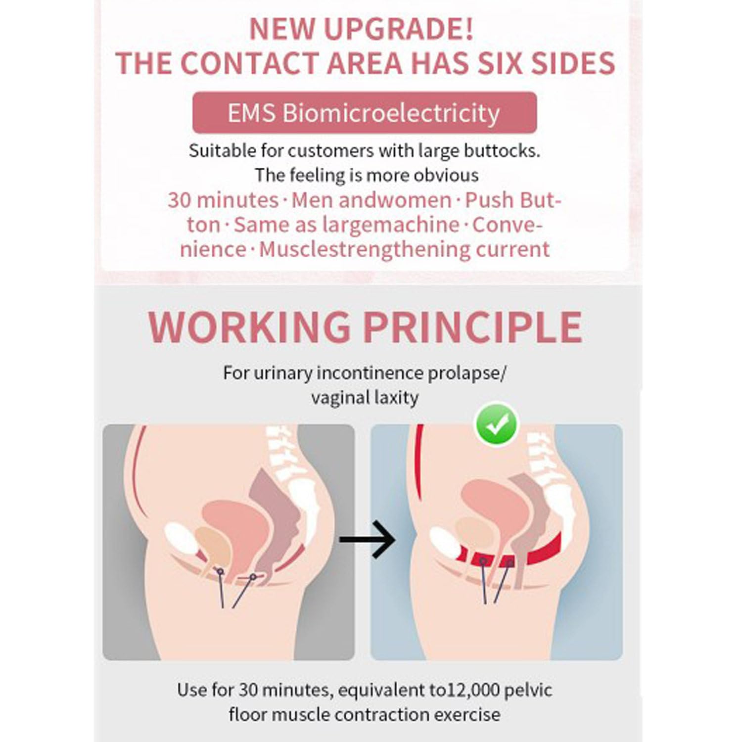 Stimulateur / Entraîneur Musculaire Du Plancher Pelvien - Pour Femmes, Usage Maison, Neuf !