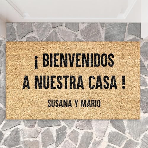Variante de Transparent Gift felpudos personalizados familia 60×33 y 70×40 cm