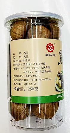 Black Garlic, Premium Aged Fermented Garlic