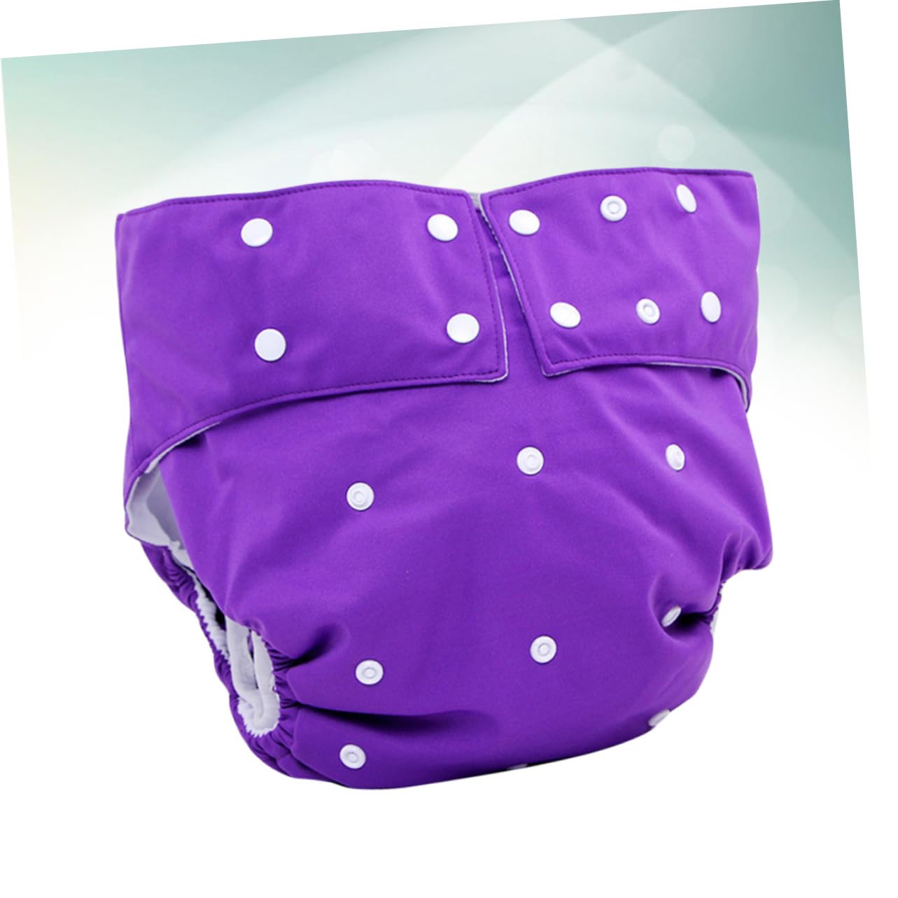 NOLITOY Washable Diaper Large Adult Nappy Leakproof Soft Breathable for Elderly Purple 504
