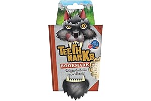 Tame the Pages with Wolf's Teeth-Marks Bookmarks