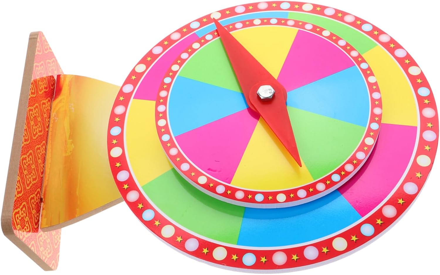 Milisten Prize Turntable Game Prize Party Game Props Rotating Wheel Lucky Draw Wheel