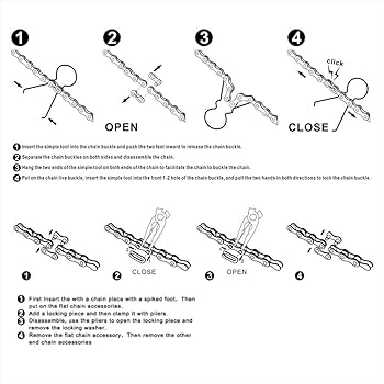 Amazon | ミッシングリンクチェーンピンチェーンバックル5pair 1