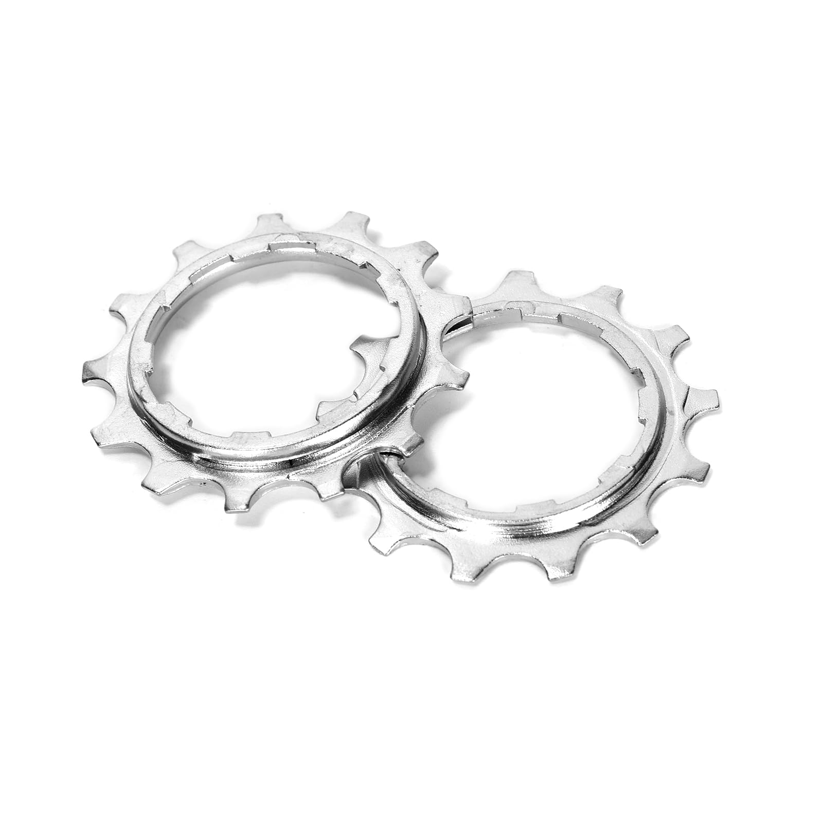 Ruimou 2PCS Single Speed Bicycle Freewheel 11 Speed -13 Teeth, Silver