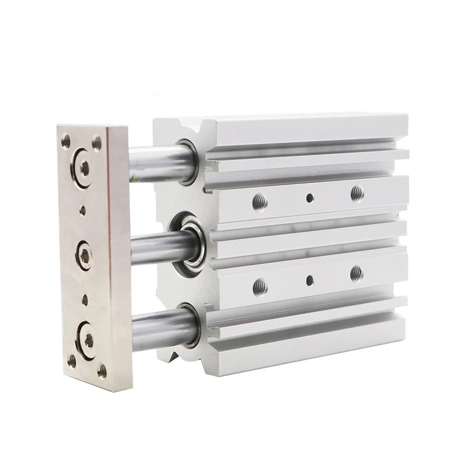 Vérin de guidage MGPM16-20Z anti-rotation pour stopper les pièces sur convoyeur industriel
