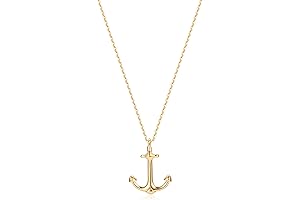 14K Gold Anchor Pendant Necklace: A Timeless Symbol of Hope and Stability