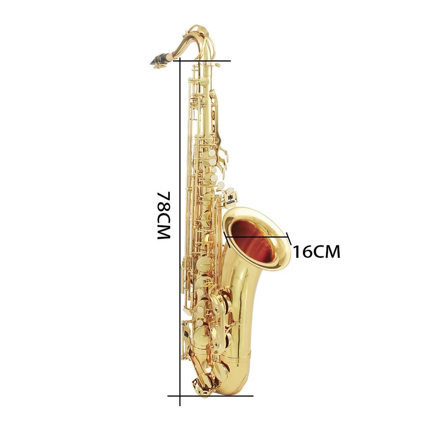 Saksofon Dla Dorosłych Saksofon Tenorowy Instrument Dęty Blaszany Profesjonalny Instrument Dęty Drewniany Dla Początkujących Z Akcesoriami