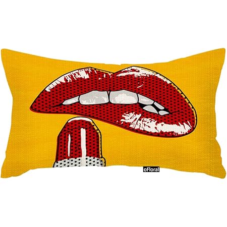 pop art throw pillows