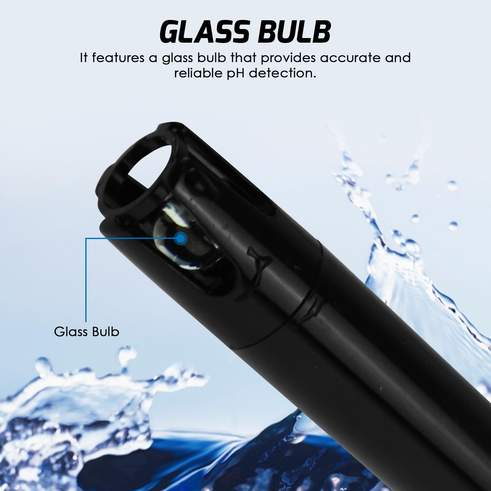 Kit De Remplacement Pour Aquarium Hydroponique Plante Piscine Spa 0-14 Sonde D'électrode De Ph Connecteur Bnc, Câble De 300 Cm Pour Capteur De Test De Contrôleur De Moniteur De Ph (BNC pH Electrode)