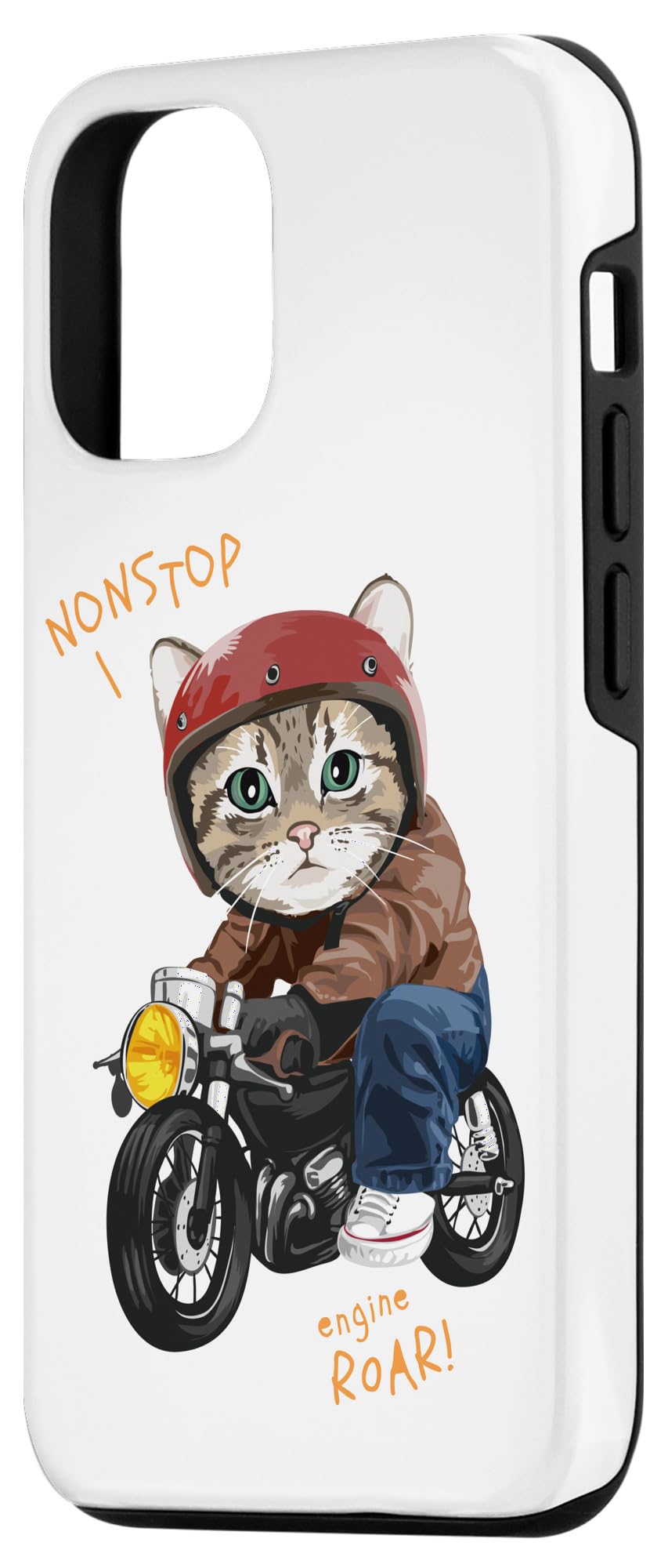 猫系猫専用 DOWBL BITTER メッセージプリント カウレザーライダース Amazon.co.jp: 猫 バイク オートバイ おもしろ ねこ ライダース