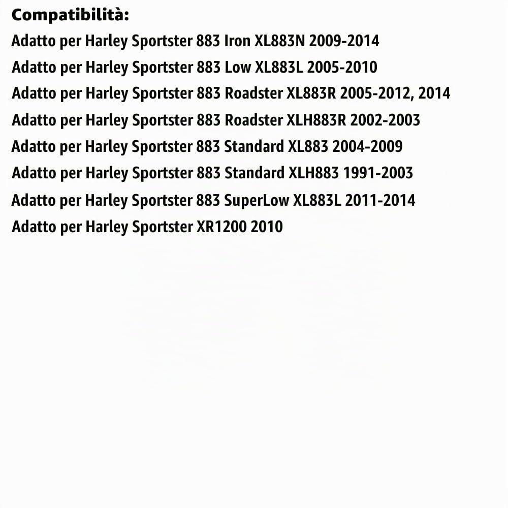 Baceyong Filtro Aria Moto, Kit Sistema di Aspirazione Filtro Aria Moto, Compatibile con Harley Sportster Iron 883 XL883 XL1200 Forty Eight 48 Seventy Two 72 1991-2016, Argento Cromato