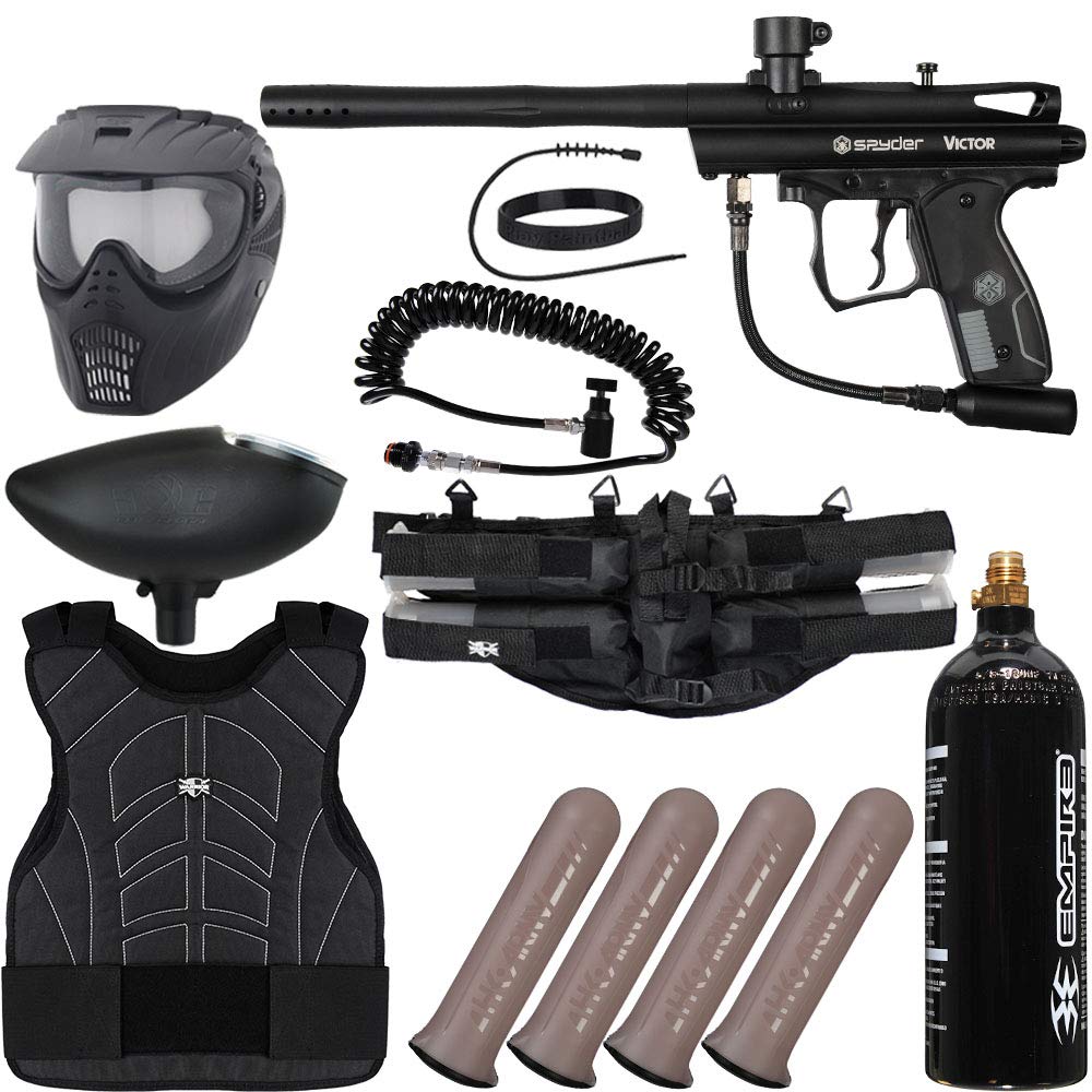 Action Village Kingman Spyder Victor Light Gunner Paintball Gun Package Kit