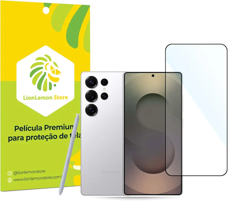 Película de Vidro Ultrashield LionLemon para Samsung Galaxy S25 Ultra