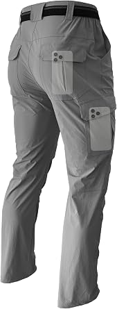 Mens Hiking Cargo Work Pants Lightweight Waterproof Quick Dry Camping Fishing Travel Outdoor Pants