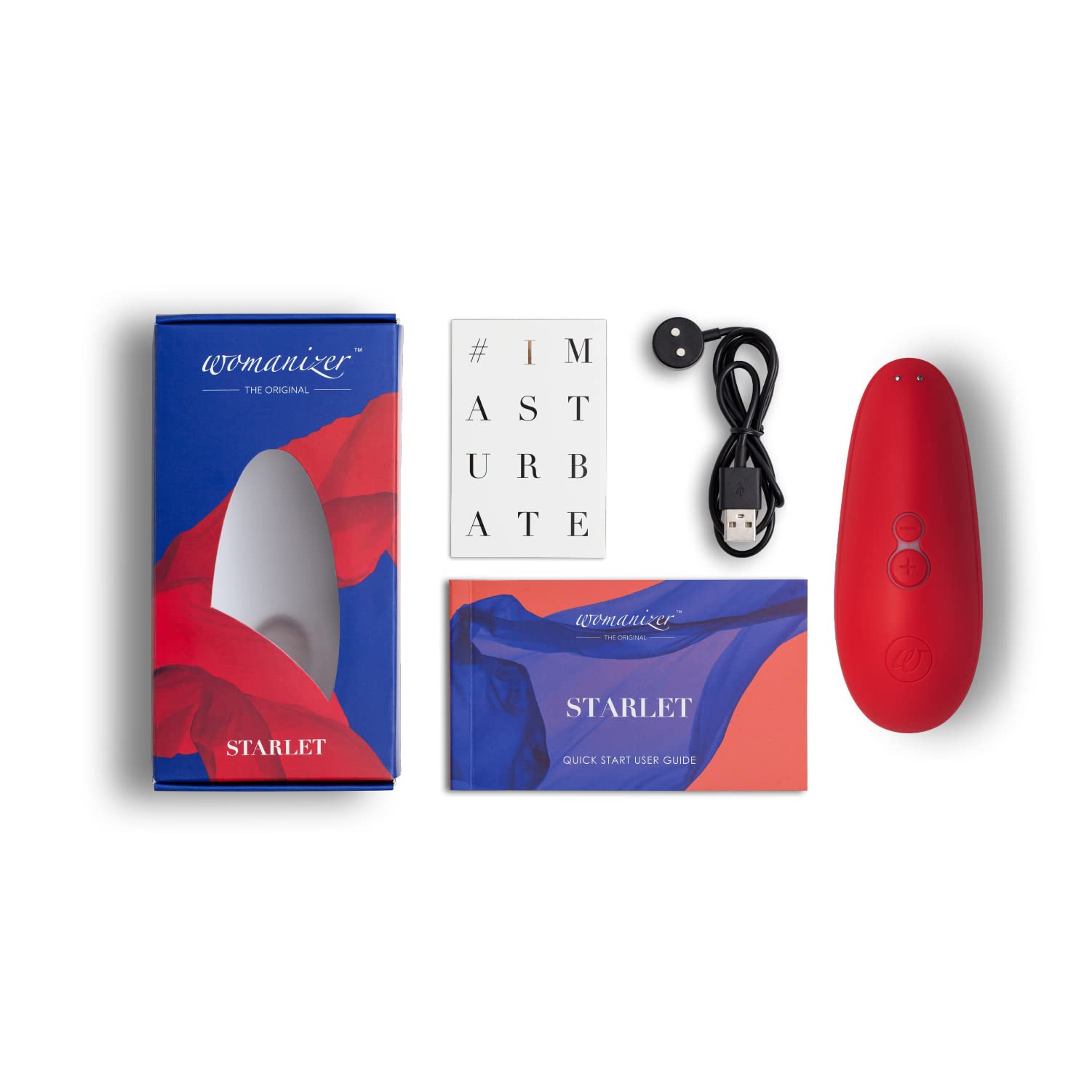 Womanizer Starlet 2 Stimulateur féminin clitoridien | Suceur de clitoris avec 4 niveaux de puissance | Vibromasseur aspirant étanche | Sex Toy a succion rechargeable pour femme et couple