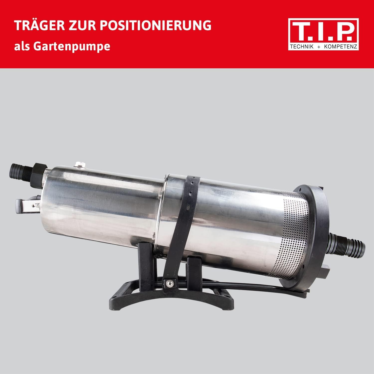 T.I.P. SubGarden 6000 AUT Pompe Submersible et de Surface 6 000 L/h - Convient pour Arrosage et Drainage - Automatique et Puissante - Inox - Nouveauté 2023