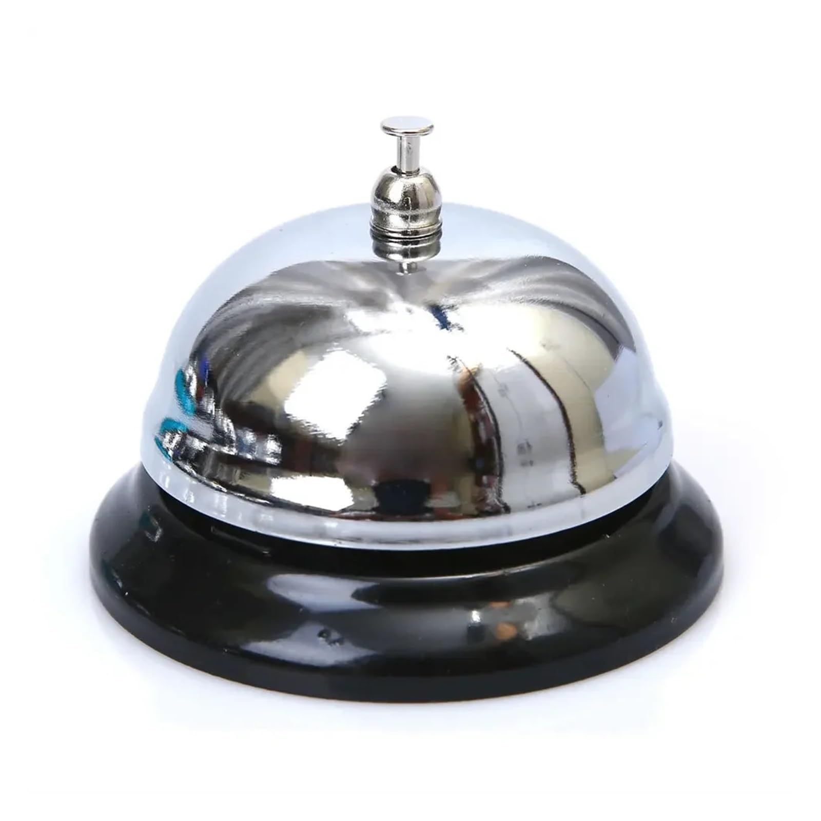 Ruwlfe Silver 5Pcs Kitchen Hotel Counter Reception Bells For Restaurant Bar