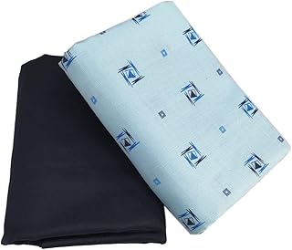 fetiya Men's Poly Cotton Shirt And Trouser Unstitched Fabrics Set (Multicolours_Freesize) 318-picture-28