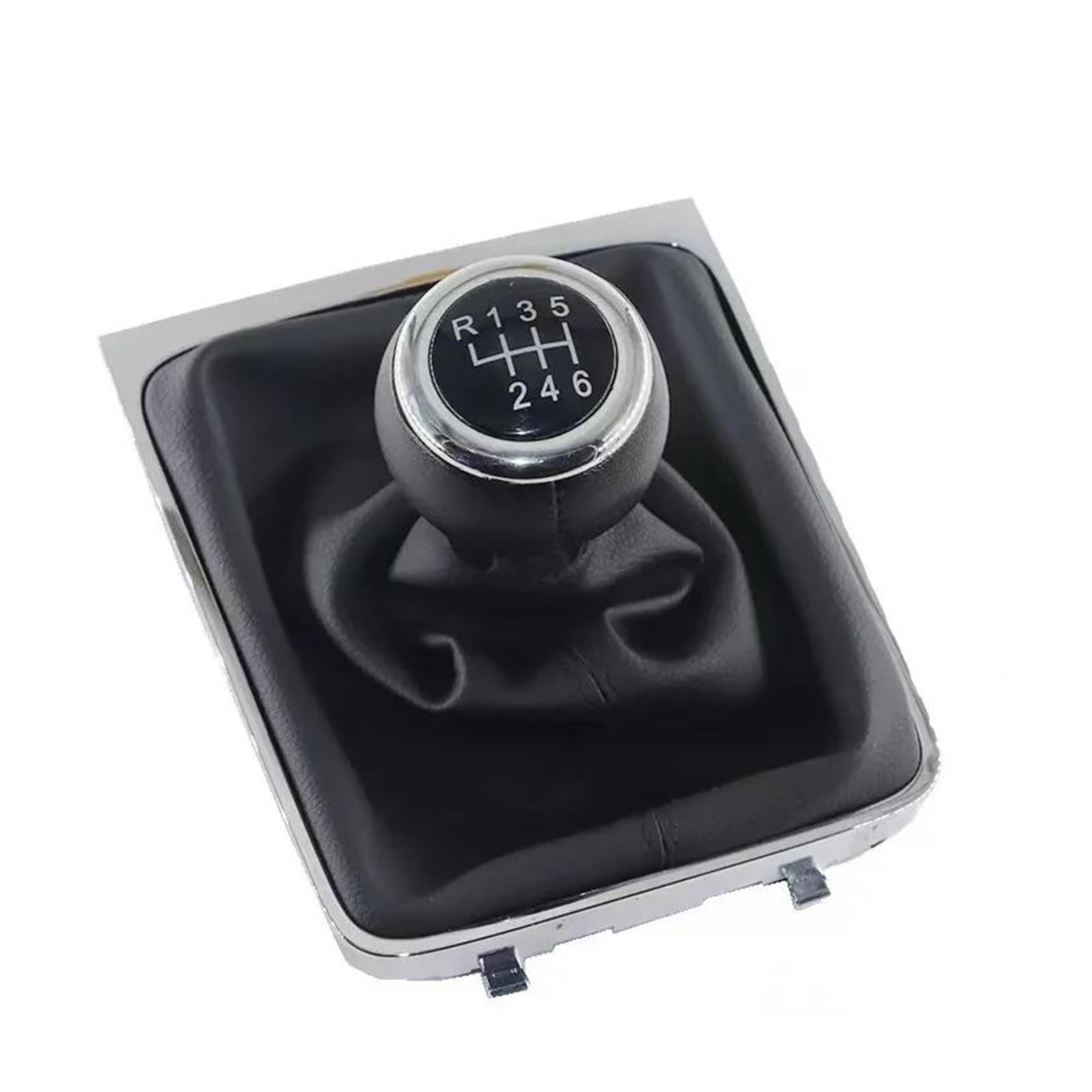 Mocalux Black Gear Stick Shift Lever Knob For Vw For Passat B6 2005-2010 5/6 Speed Gear Shift Knob Lever Modification Parts(For 6 Speed)