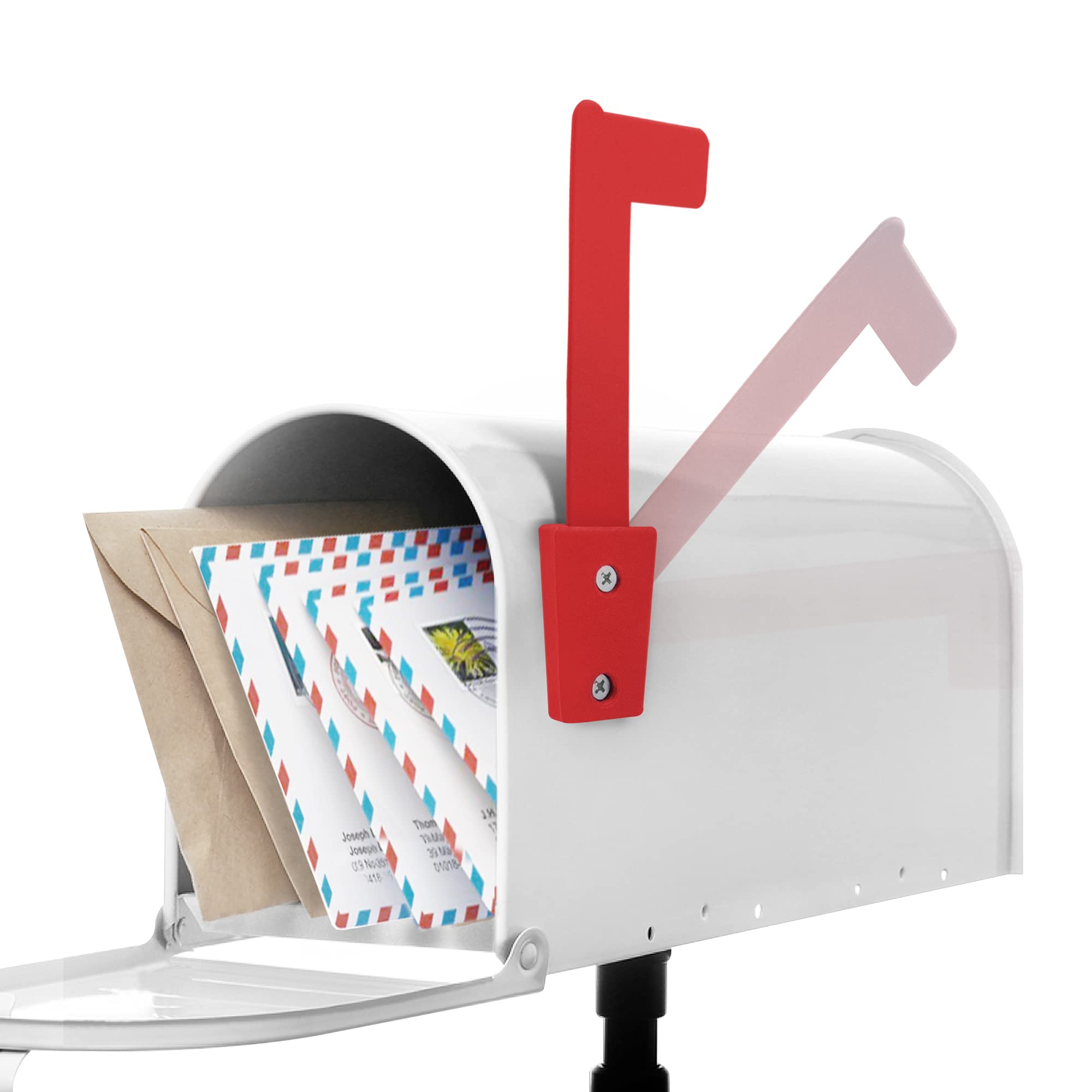 Anley Universal Outgoing Mail Mailbox Flag for Brick, Wood, Metal