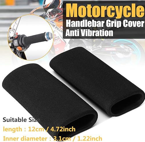 Miniatura 4 de BESPORTBLE 4 piezas de esponja de esponja esponja de silicona esponja de silicona para manillar de bicicleta cubiertas de agarre cómodo esponja