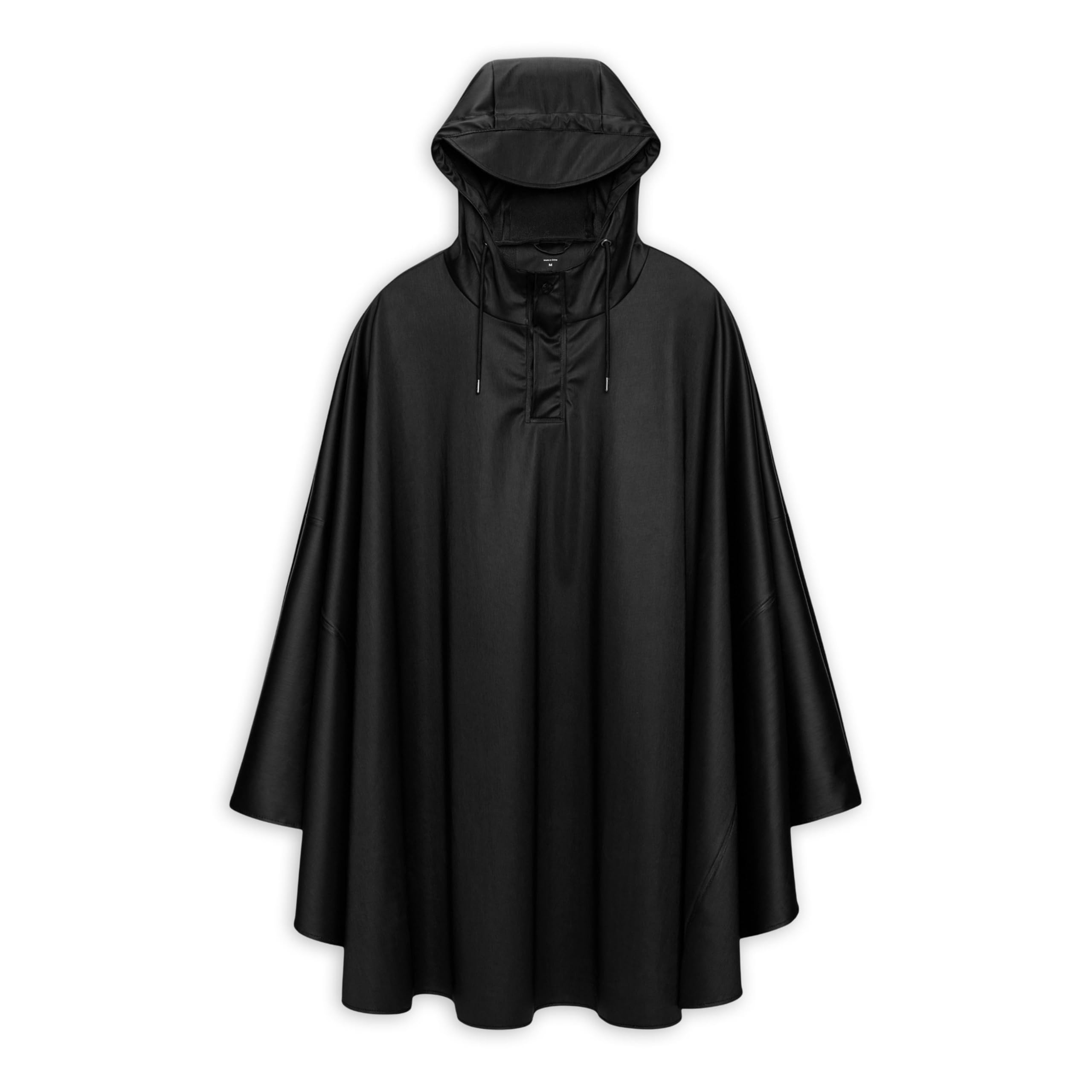 RAINS Cape - Waterproof Windproof Lightweight Unisex Poncho with Hood and Cap Brim and External Welt Pockets