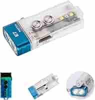 RovyVon Angel Eyes E7 White+UV LEDライト RovyVon Angel Eyes E7 GITD Blue Keychain - 6500K White + UV