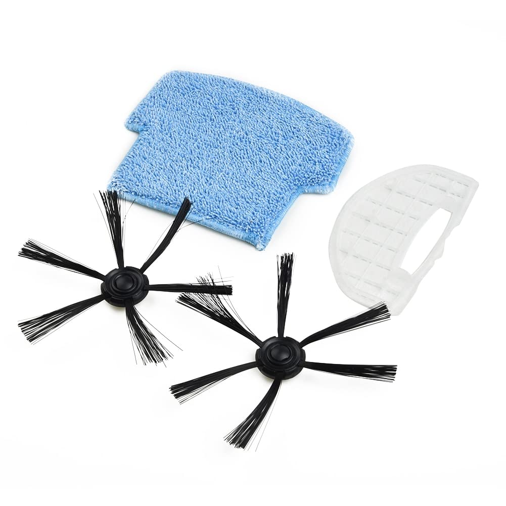 2Pcs Vacuum Cleaner Side Brush Filter Mop Cloth Kit For Isweep S320 Sweeper Parts Accessories Commendable