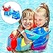 8 Pieces Swim Arm Floaties for Kids Inflatable Swim Armbands Swim Floater Sleeves Swimming Arm Float Rings Water Wings for Toddler Boys Girls (Vivid Style)