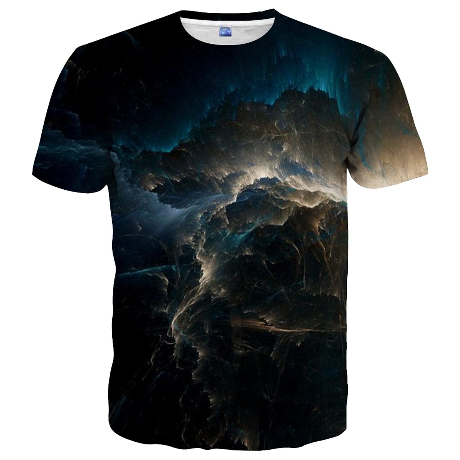 Linnhoy Unisex Men's and Women's Shirts Unisex Fashion Casual Novelty Tees 3D Graphic Adults T-Shirts Teens Tops Size S-XXL