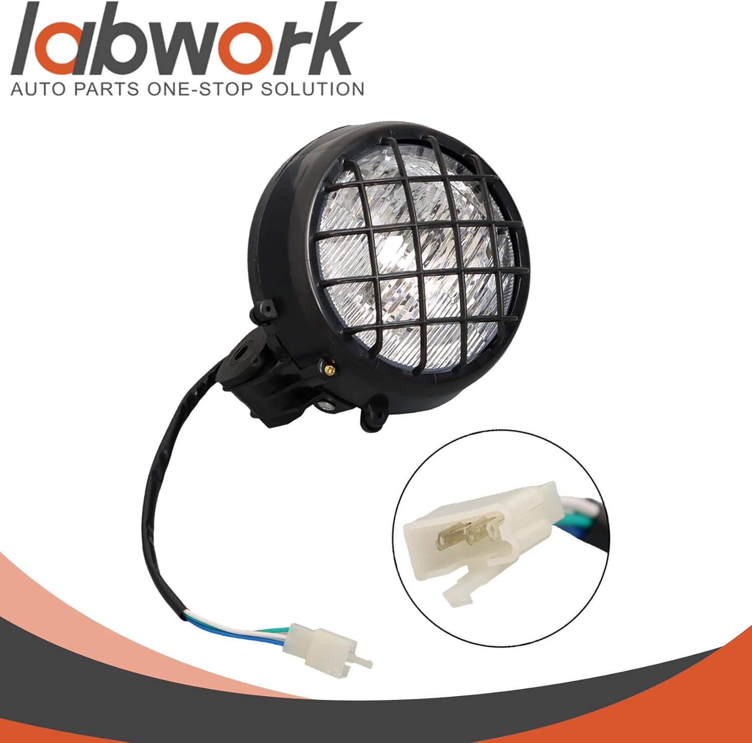 labwork 2 x Headlights lens bulbs lights Replacement for Yamaha Banshee 1987-2006 Replacement for Yamaha Warrior Wolverine Kodiak Big Bear