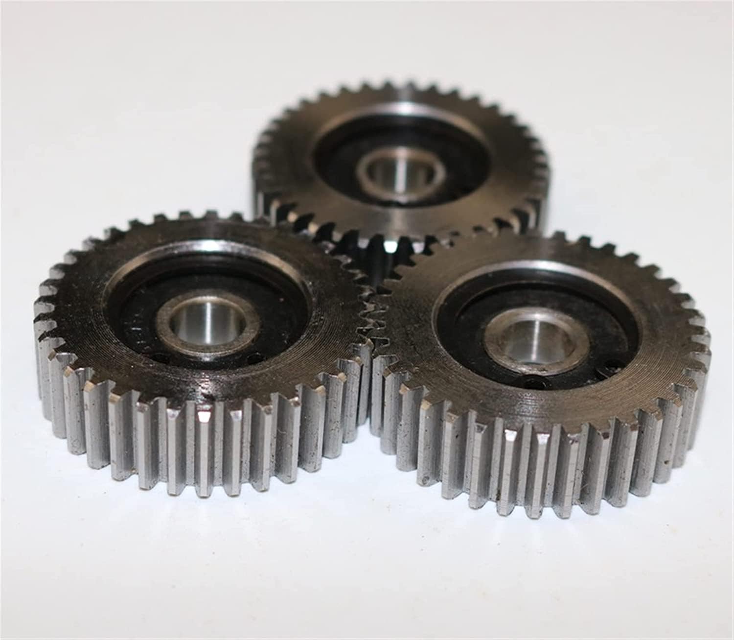 Ritzelradsatz,Ritzel Motorgetriebe, Metallritzel-Motorradsatz Ersatzteile, Motorritzel 3 Teile/LOS Durchmesser: 47,5 mm 36 Zähne - Dicke: 12 mm Stahlgetriebe for Elektrofahrzeuge