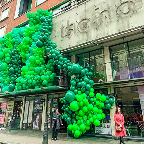 Image of PartyWoo Green Balloons 50pcs Green Latex Helium Balloons 12 Inch