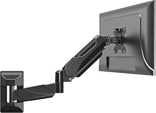 Miniatura 10 de MOUNTUP Soporte de pared para monitor para pantallas curvas de 22 a 43 pulgadas, soporta 2.2 a 33.1 libras, soporte de pared para monitor