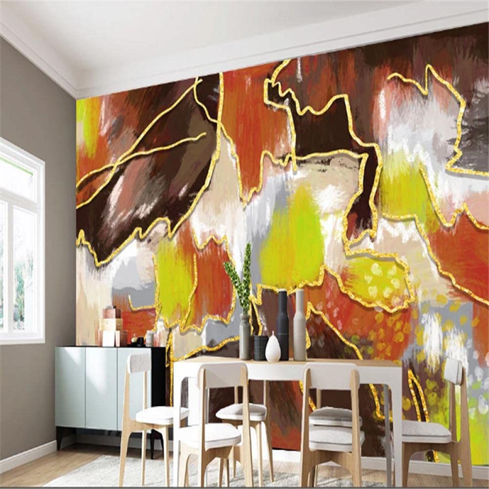 Sfondi Personalizzati Astratto Stile Nordico Tv Sfondo Pittura A Olio Arte Murales Immagini Per Soggiorno Camera Da Letto Home Decor 250Cm(W)×175Cm(H)