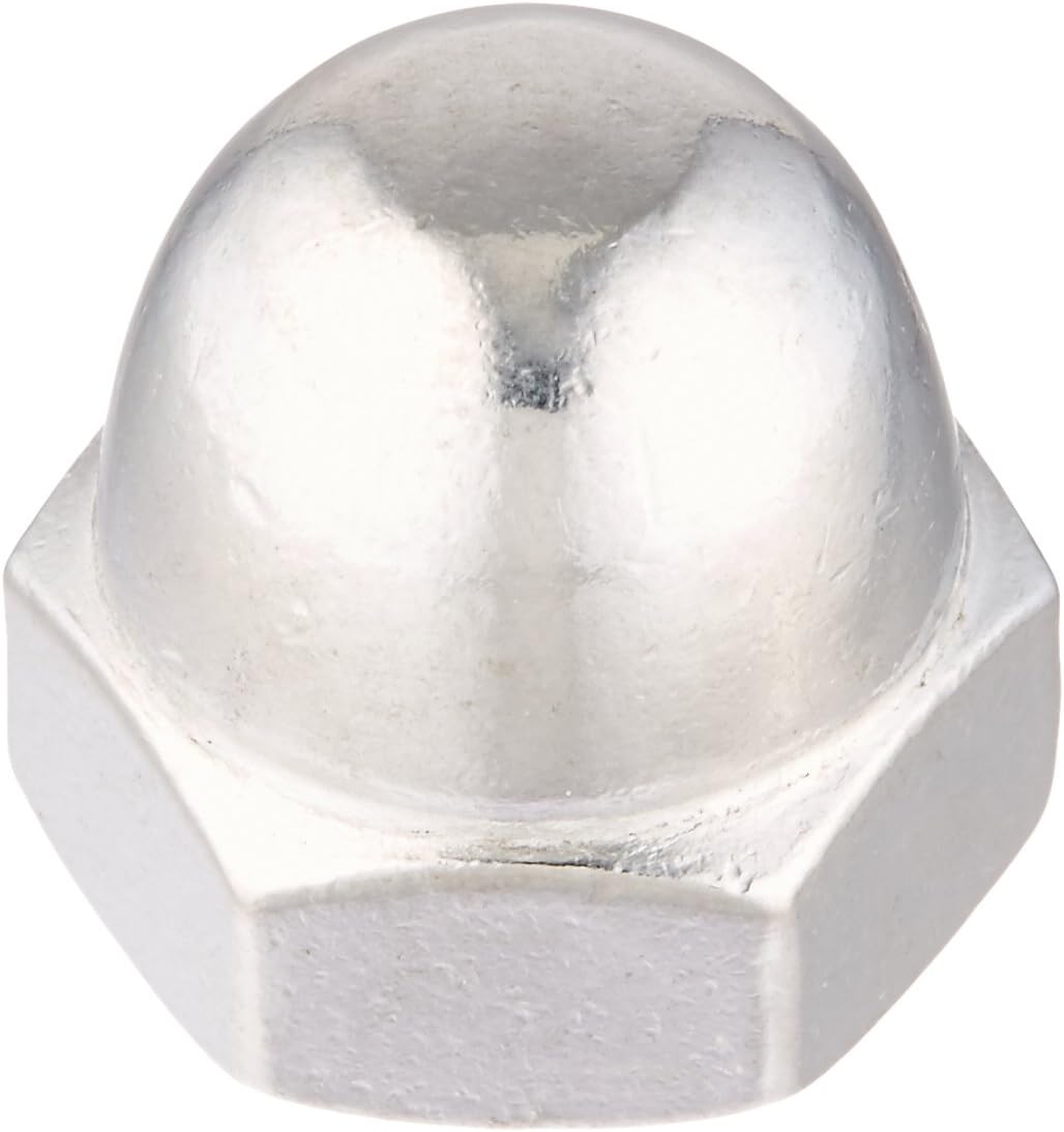 Hard-to-Find Fastener 014973177980 Stainless Acorn Cap Nuts, 3/8-16-Inch, 5-Piece