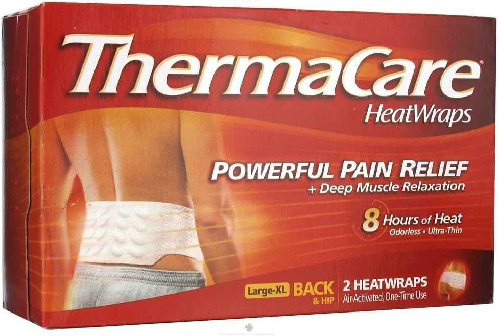 Heatwraps Large-XL Lower Back & Hip 2 ea ( Pack of 2)