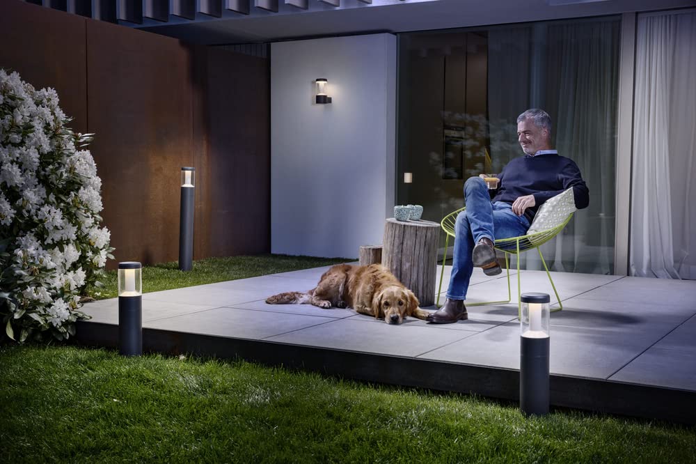 mur and plafond luminaire LED: adapté au mur, ENDURA© STYLE LANTERN MODERN / 11,50 W, 220…240 V, Blanc chaud, 3000 K, matériau de corps: aluminum, IP44, 2-pack