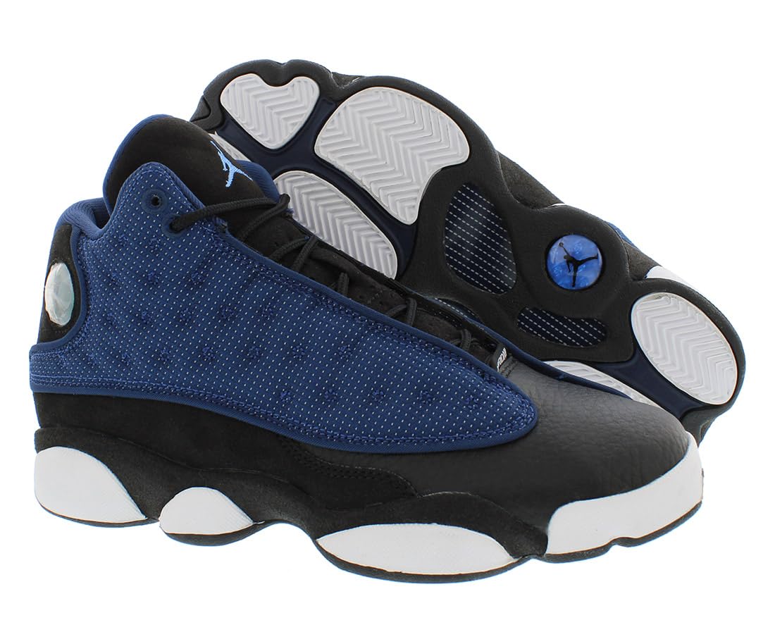 Jordan Boy's Air 13 Retro (Big Kid) Navy/University Blue/Black/White 6 Big Kid M