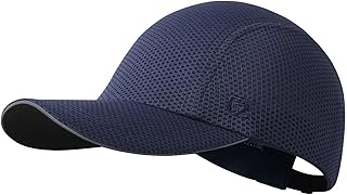 GADIEMKENSD Women's Race Day Running Cap Performance Mesh Hat Excellent Ventilation Lightweight Reflective Safety