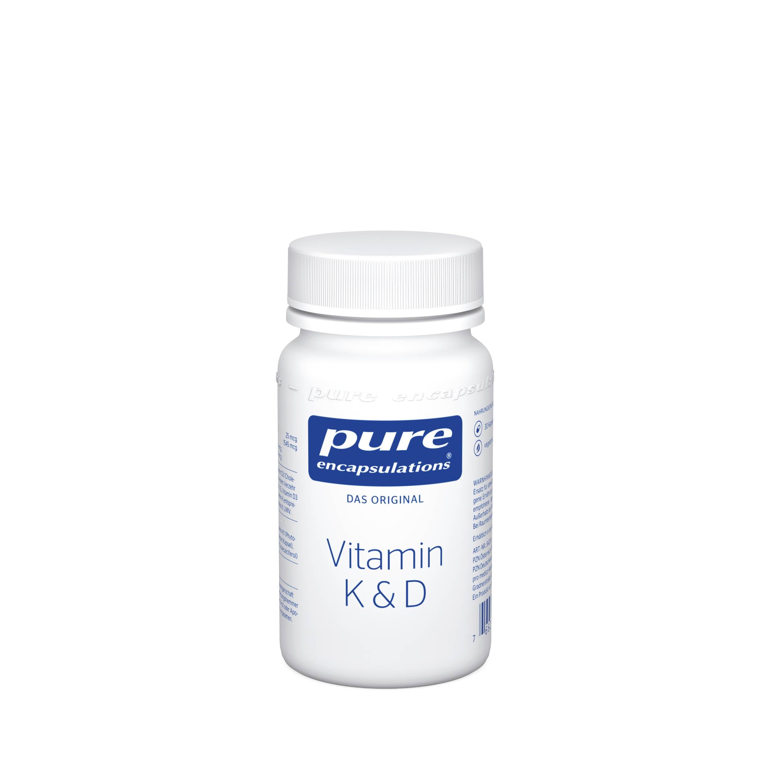 Pure Encapsulations – Vitamin K & D, 30 Kapseln